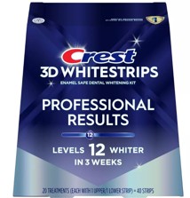 Bieliace pásiky na zuby Crest Professional RESULTS