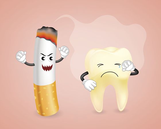 fajčenie a zubná sklovina