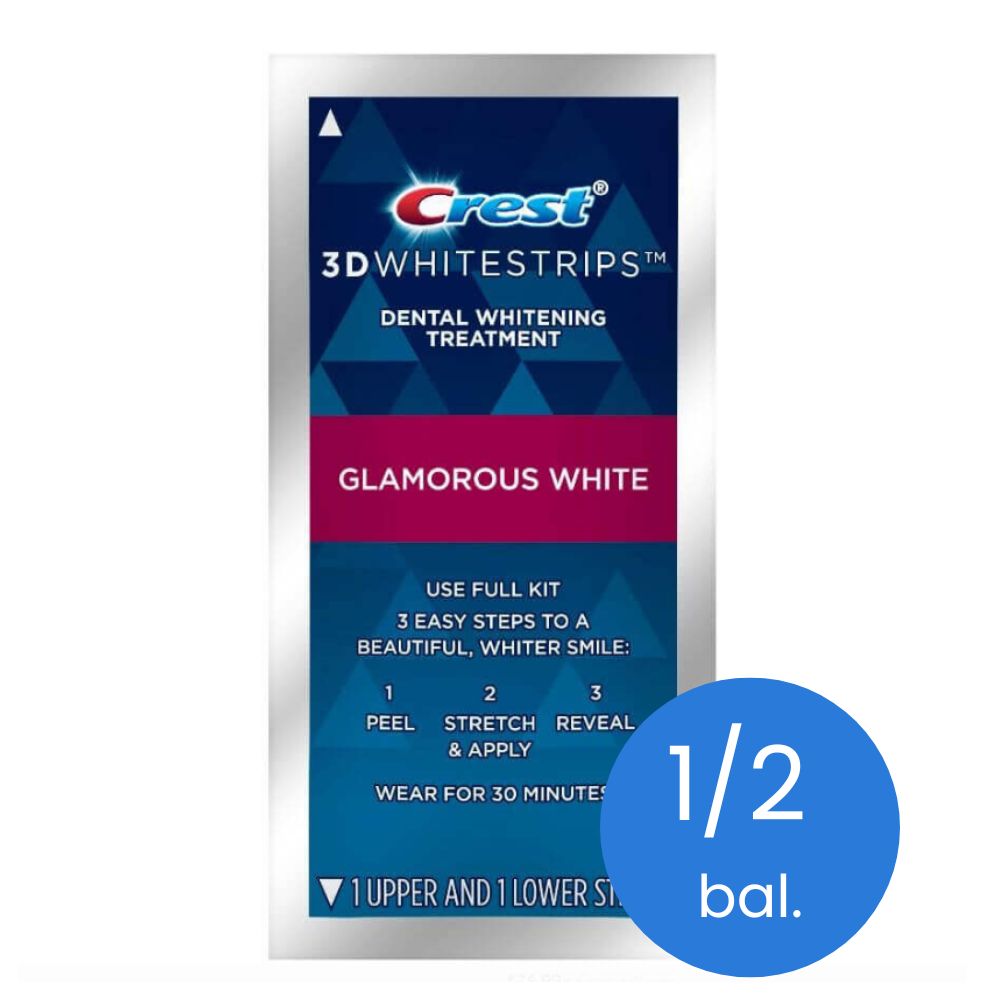 Polovičné balenie Crest 3D Glamorous White
