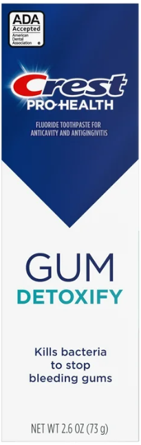 Zubná pasta proti zápalu ďasien Crest GUM DETOXIFY