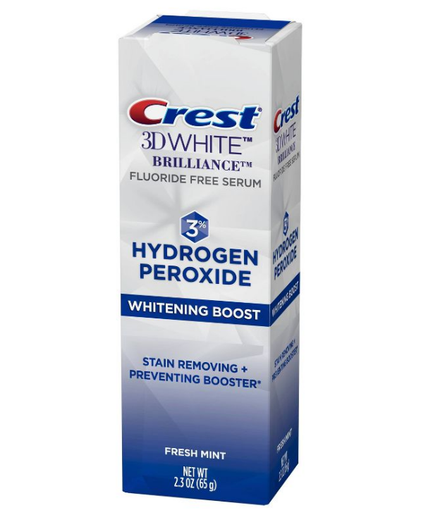 Bieliaca zubná pasta Crest 3D White 3% Hydrogen Peroxide WHITENING BOOST