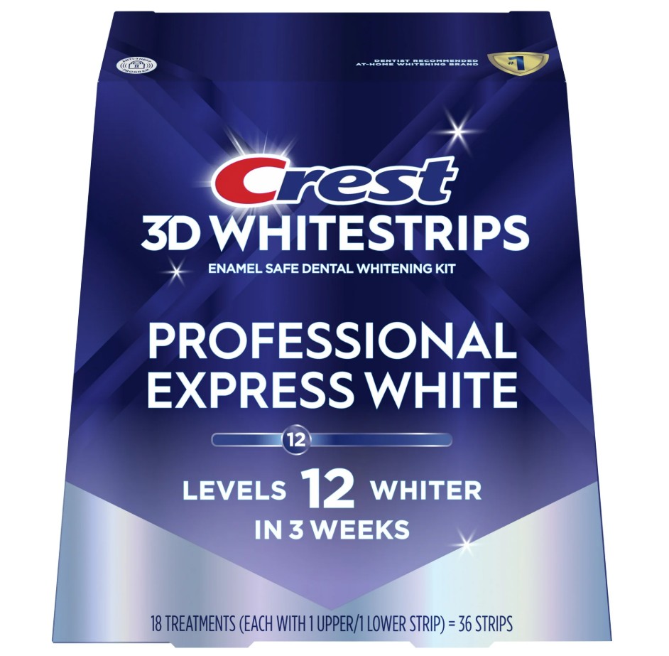 Bieliace pásiky Crest 3D PROFESSIONAL Bright