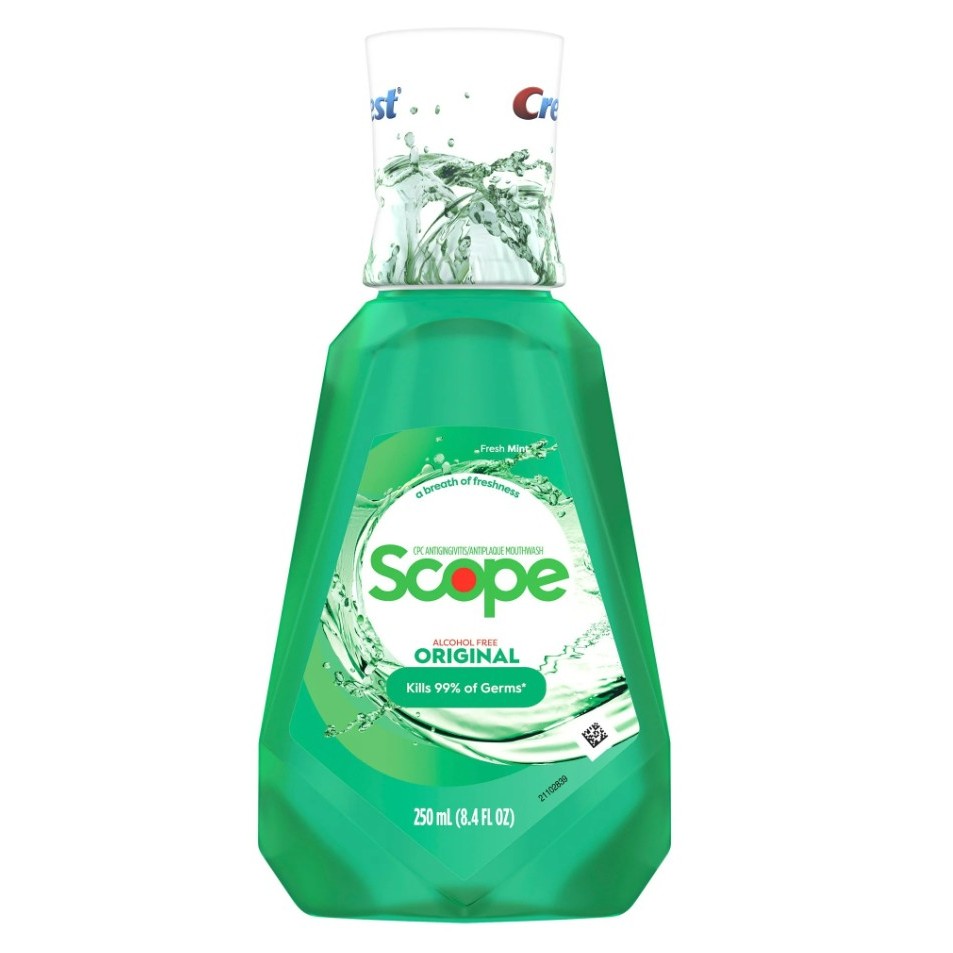 Ústna voda Crest Scope Original