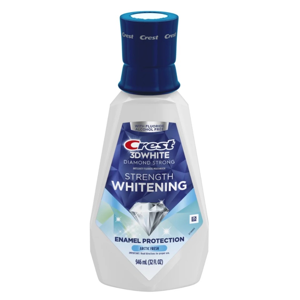 Ústna voda Crest 3D White DIAMOND STRONG STRENGTH WHITENING Arctic Fresh