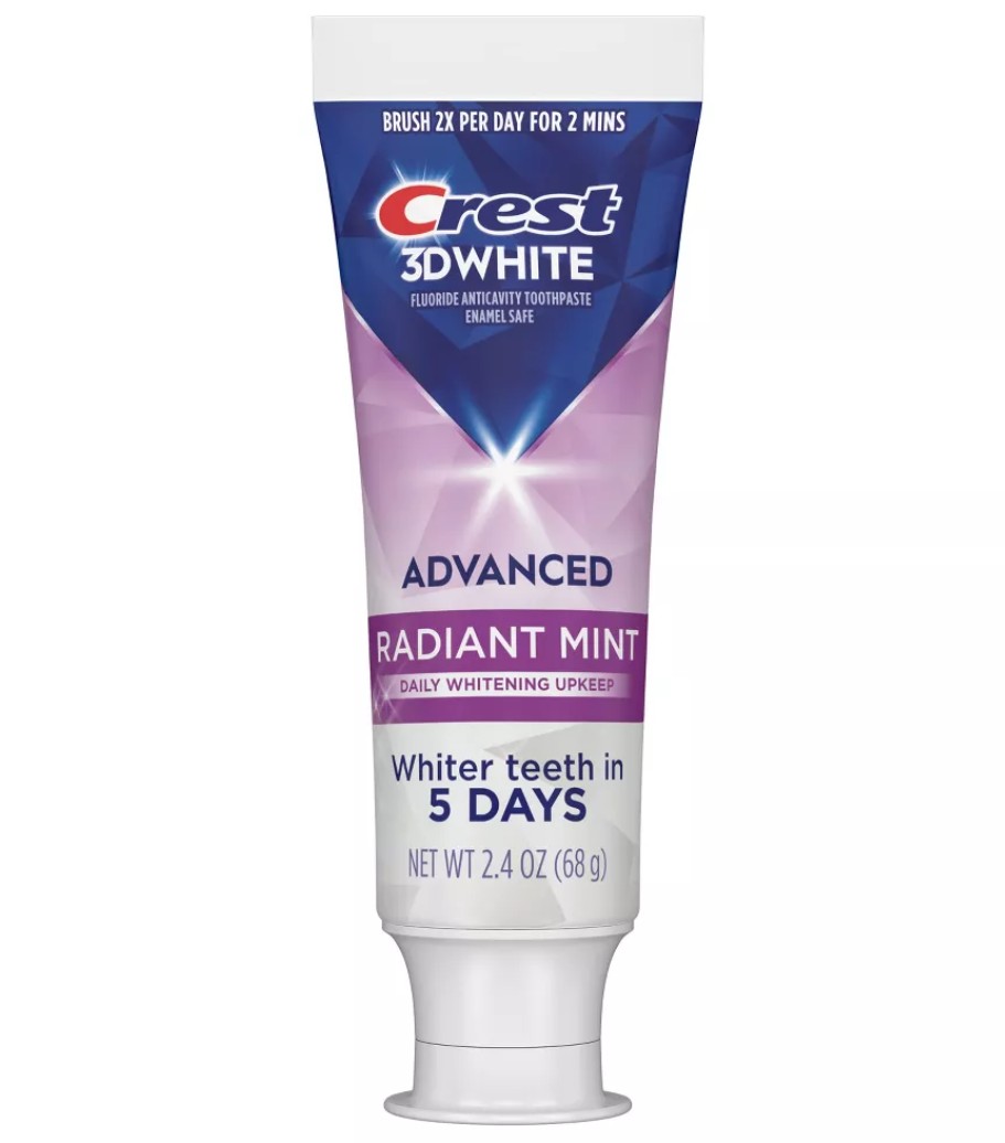 Bieliaca zubná pasta Crest 3D White ADVANCED RADIANT MINT