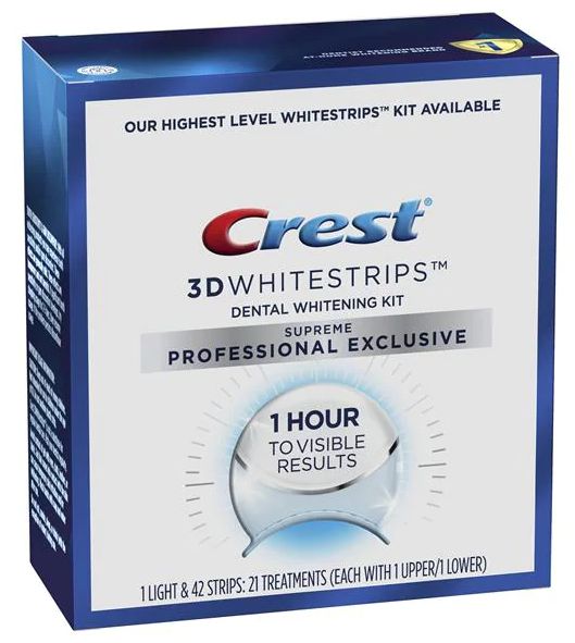 Bieliace pásiky Crest 3D Whitestrips SUPREME Professional Exclusive