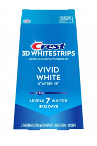 Bieliace pásiky Crest 3D Whitestrips VIVID WHITE