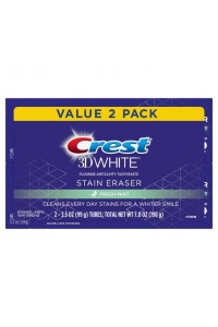 2-balenie - Bieliaca zubná pasta Crest 3D White STAIN ERASER Fresh Mint