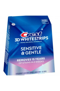 Bieliace pásiky na citlivé zuby Crest Whitestrips SENSITIVE & GENTLE