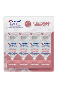 4-balenie Crest 3D White BRILLIANCE 4% Hydrogen Peroxide