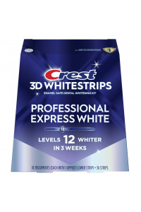 Bieliace pásiky Crest 3D Whitestrips PROFESSIONAL EXPRESS WHITE