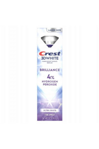 Bieliaca zubná pasta Crest 3D White BRILLIANCE PRO 4% Hydrogen Peroxide