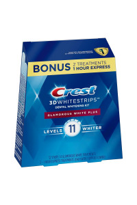 Bieliace pásiky Crest 3D Glamorous White PLUS