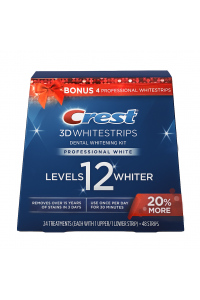 Bieliace pásiky Crest 3D White Professional White + BONUS: 4 Professional Whitestrips