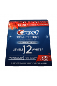 Bieliace pásiky Crest 3D White Professional Bright + BONUS: 4 Professional Whitestrips