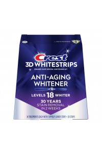 Bieliace pásiky Crest 3D Whitestrips ANTI-AGING WHITENER