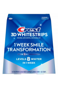 Bieliace pásiky Crest 3D Whitestrips 1 WEEK SMILE TRANSFORMATION Bieliace pásiky Crest 3D Whitestrips 1 WEEK SMILE TRANSFORMATION