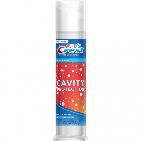 DETSKÁ zubná pasta Crest Cavity Protection SPARKLE FUN