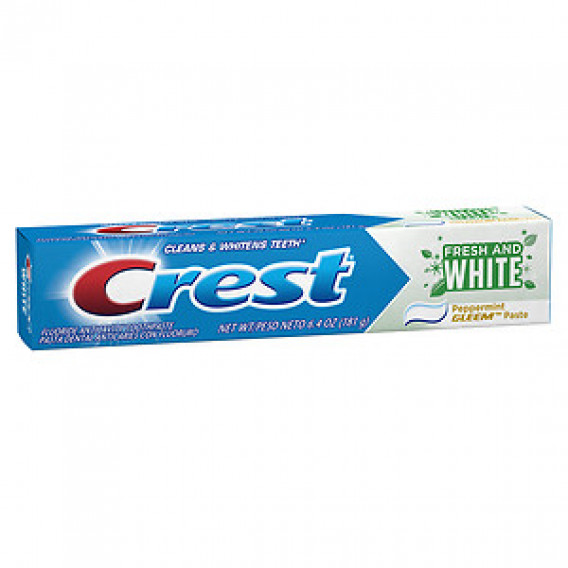 Pepermintová zubná pasta Crest Fresh and White