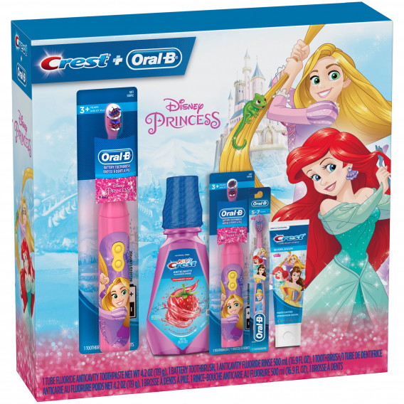Detský darčekový balíček Crest & Oral-B Premium DISNEY PRINCESS