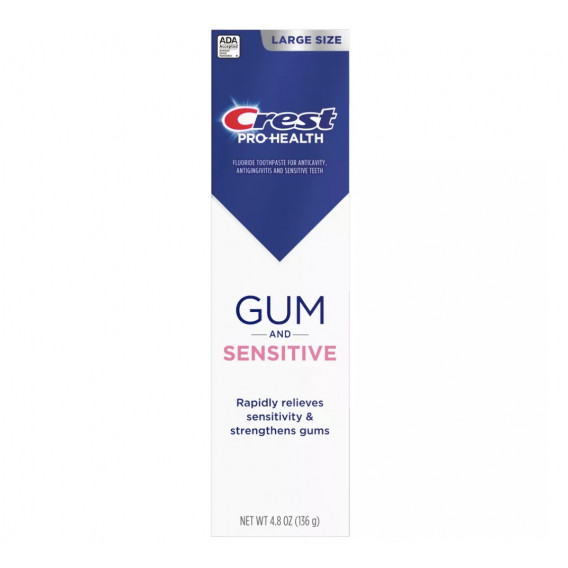 Zubná pasta na citlivé zuby Crest Pro-health GUM AND SENSITIVE - Large size