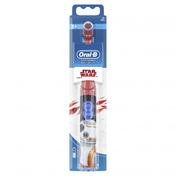 Elektrická rotačná zubná kefka pre deti OralB STAR WARS (3+)