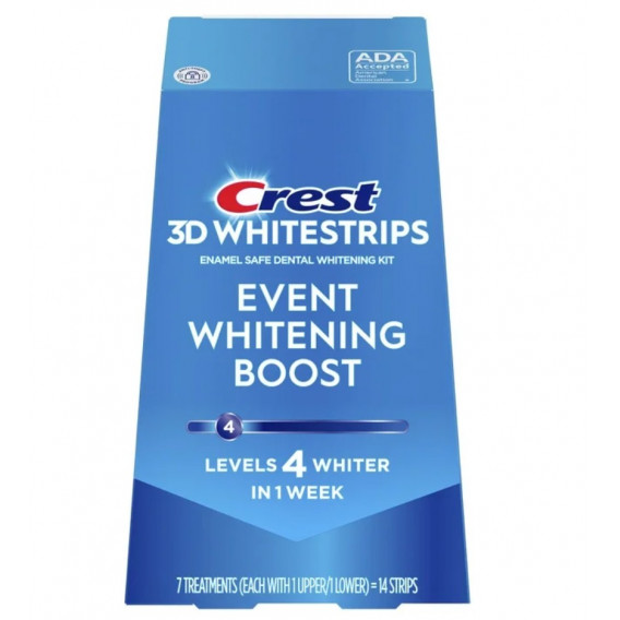 Bieliace pásiky Crest 3D Whitestrips EVENT WHITENING BOOST