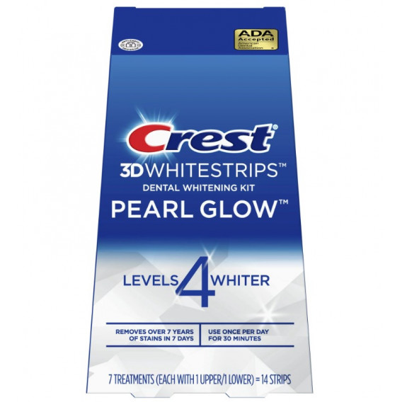 Bieliace pásiky Crest 3D Whitestrips PEARL GLOW