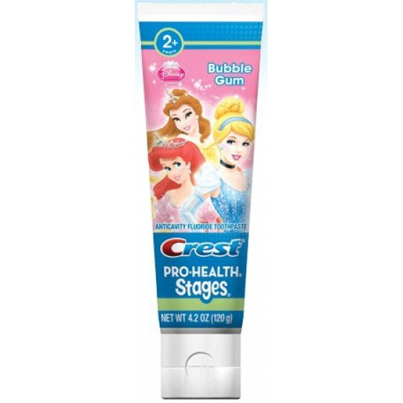 Zubná pasta pre deti Crest Princess s žuvačkovou príchuťou